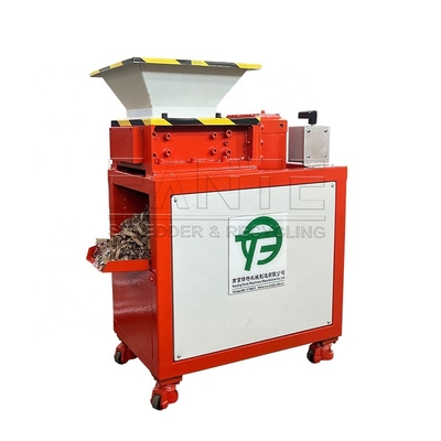 FANTE Compact Dual Shaft Shredder for Efficient Processing of Recycled Wood MDF Chipboard and Wooden Packaging Waste