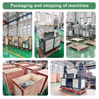 FANTE High Speed Mini Dual Shaft Shredder for Wooden Frames Doors Waste Blocks and Construction Wood Recycling
