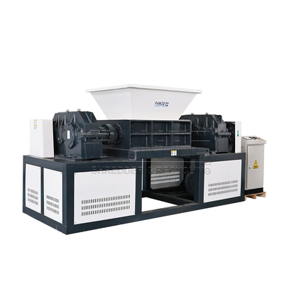 Heavy-Duty Twin Shaft Shredder Ideal for Metal Recycling