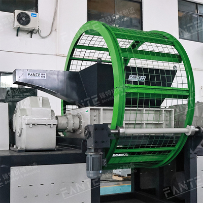 Car Truck Tire Shredder Machine Tyre Cutting Machine Tyre Shredding Equipment