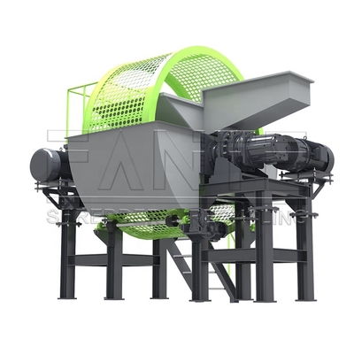 Double Shaft Shredder Machine Used Tyre Metal Wood Paper Plastic Shredder Machine for Sale