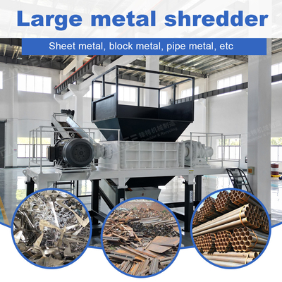 Automatic Scrap Metal Plastic Wood Shredder Crusher with Pump Standard Production Recycling Waste Metal Shredder