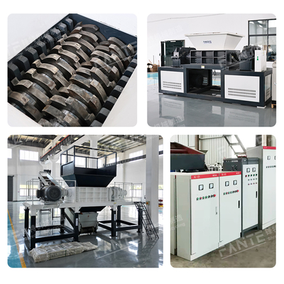 Automatic Scrap Metal Plastic Wood Shredder Crusher with Pump Standard Production Recycling Waste Metal Shredder