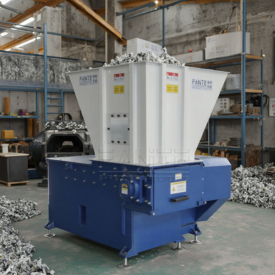 Reliable Single Shaft Shredder Machine for Fishing Nets Hard Plastic and Wood