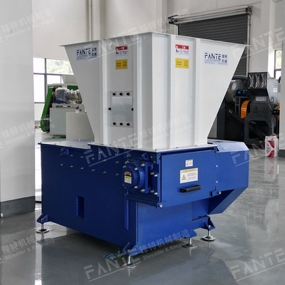 Reliable Single Shaft Shredder Machine for Fishing Nets Hard Plastic and Wood